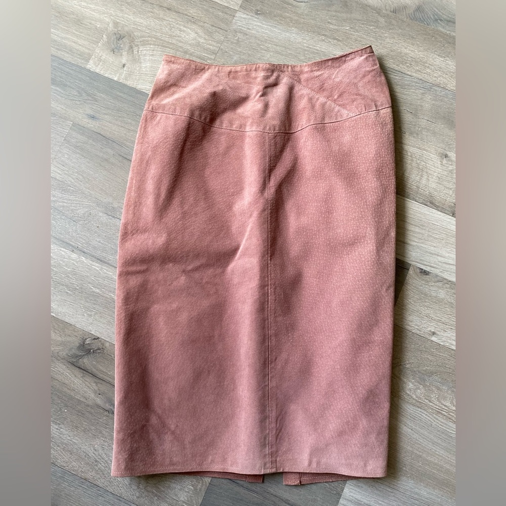 Vintage Yugoslavian made leather skirt
